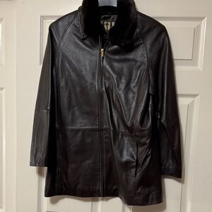 Women's Black Leather Jacket